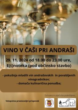 VINO V ČAŠI PRI ANDRAŠI