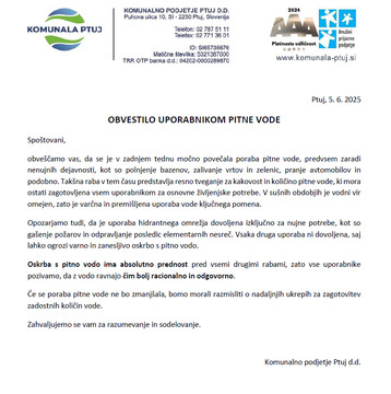Racionalna uporaba pitne vode