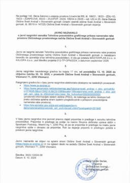 javno naznanilo